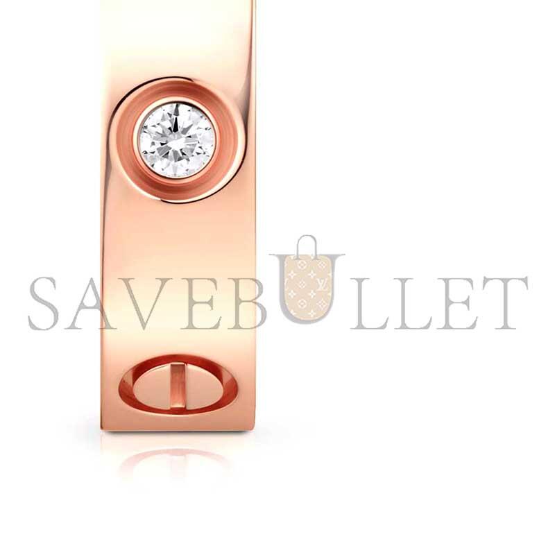 ca*t1er love ring, classic model, 3 D1am0nds crb4087500